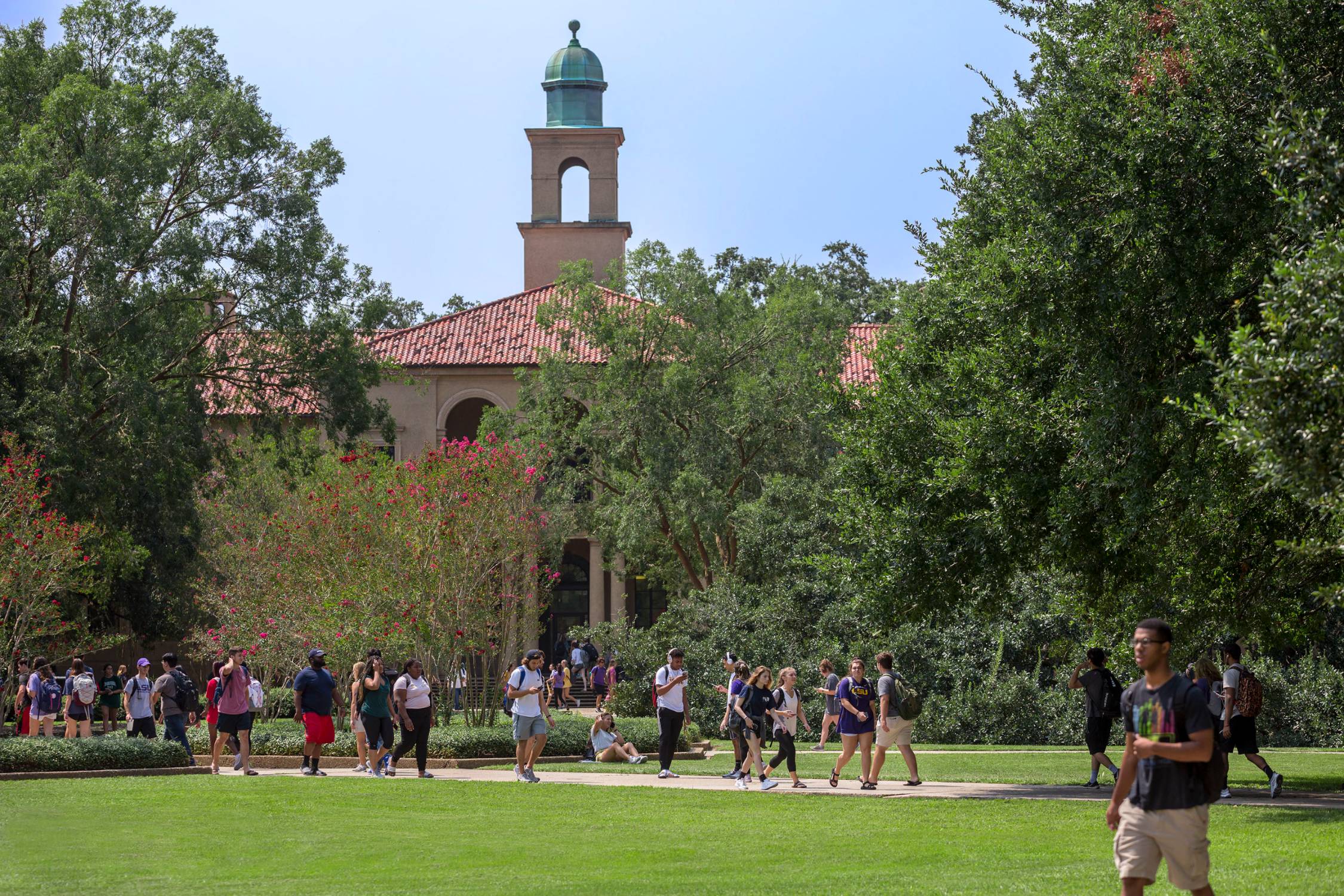 students in quad