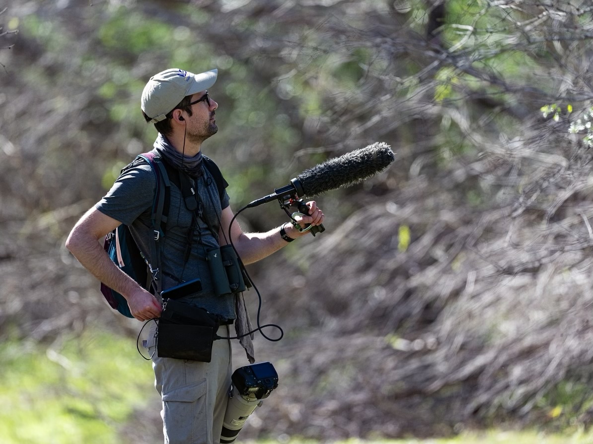 Andre Moncrieff at fieldwork